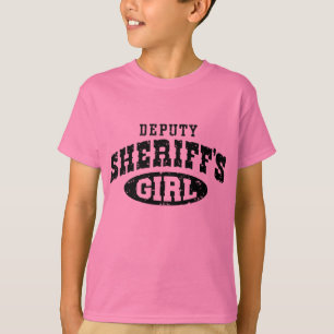 T-shirts Menina do deputado xerife
