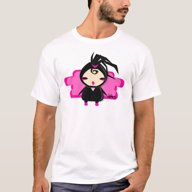 T-shirts menina do ninja (Frente)