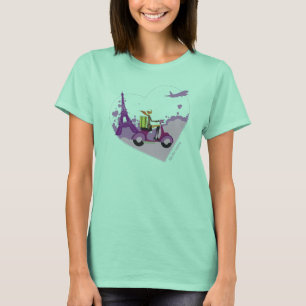 T-shirts Menina do patinete