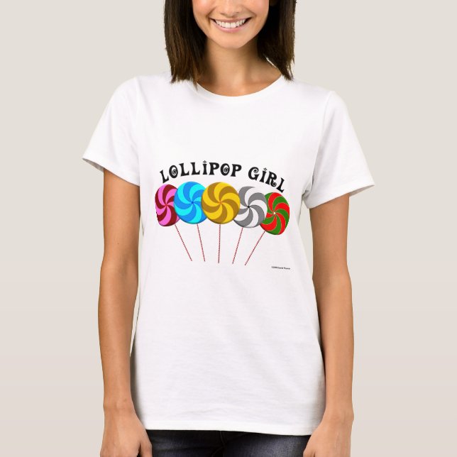 T-shirts Menina do pirulito (Frente)