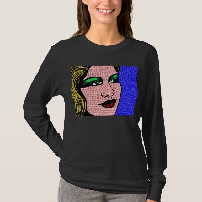 T-shirts Menina do pop (Frente)
