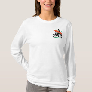 T-shirts Menina do surfista de Califórnia de Stephen Hosme