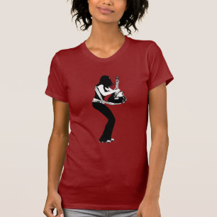 T-shirts Menina e guitarra