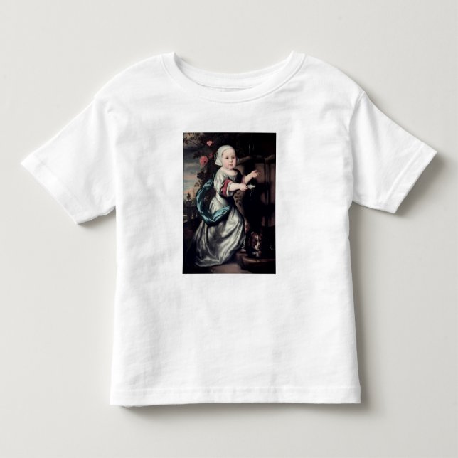 T-shirts Menina em uma fonte, 1662 (Frente)
