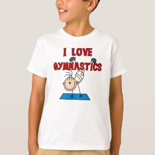 T-shirts Menina eu amo a ginástica