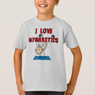T-shirts Menina Eu Amo Ginástica