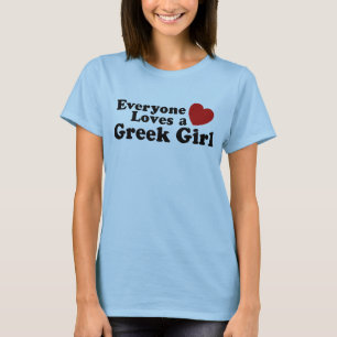 T-shirts Menina grega