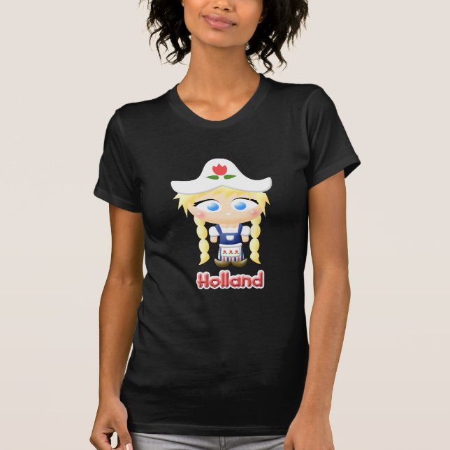 T-shirts Menina holandesa (Frente)