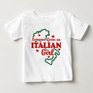 T-shirts Menina italiana