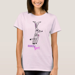 T-shirts menina sassy