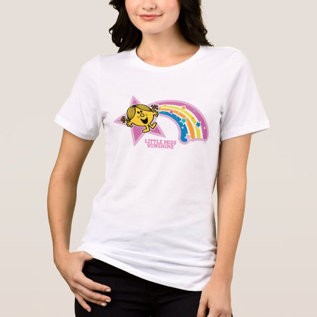 T-shirts Menina Sunshine | Estrelas e arco-íris (Frente)