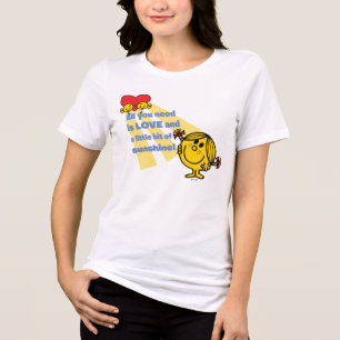 T-shirts Menina Sunshine Tudo que você precisa é amor