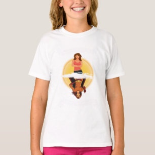 T-shirts Menina/super-herói "como você me vê" T do Ragla