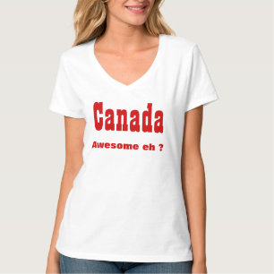 T-shirts Meninas canadianas incríveis