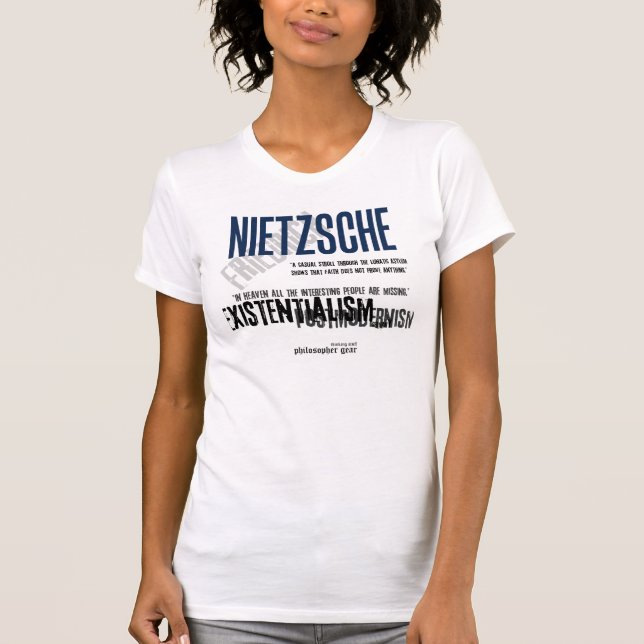 T-shirts Meninas de NIETZSCHE (Frente)
