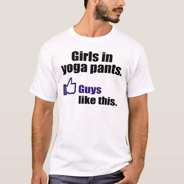 T-shirts Meninas em calças da ioga (Frente)