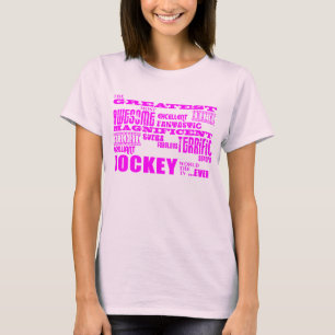 T-shirts Meninas Jockeys: Rosa Grande Jockey