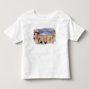 T-shirts Meninas letãs em traje tradicional, cantando