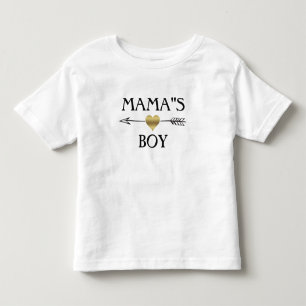 T-shirts Menino da mamãe com seta e coração