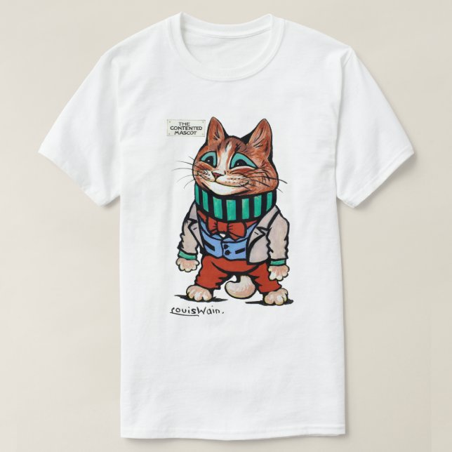 T-shirts Menino do gato, Louis Wain (Frente do Design)