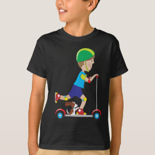 T-shirts Menino do patinete