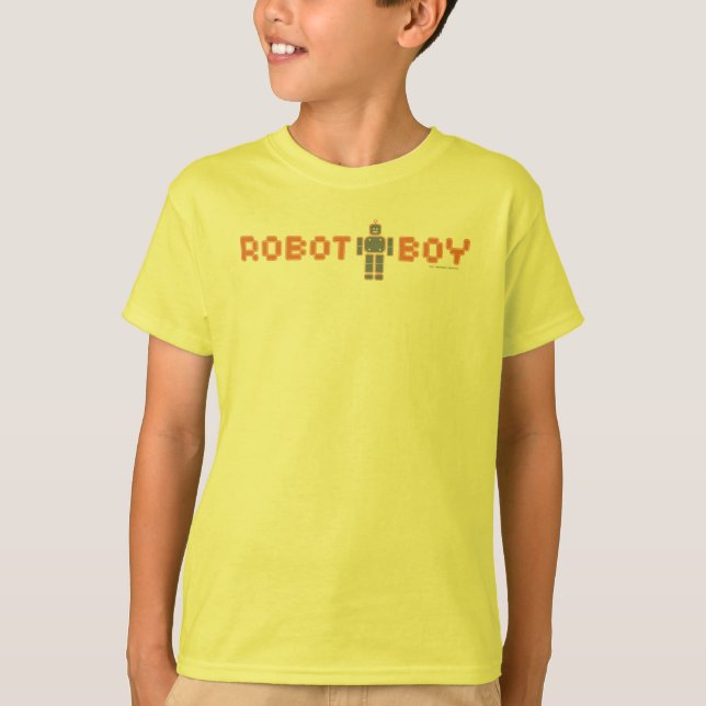 T-shirts Menino do robô (Frente)