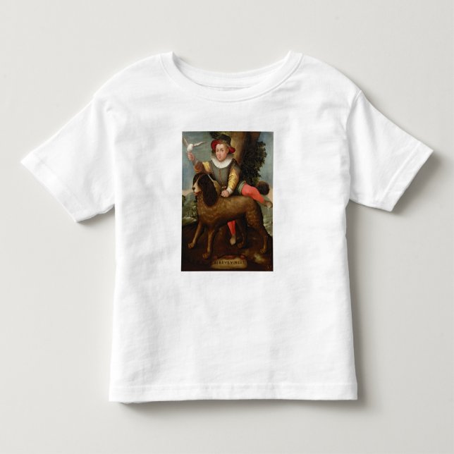 T-shirts Menino e Cachorro, 'Bibius Vincit' (Frente)