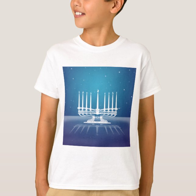 T-shirts Menorah Starlit II (Frente)