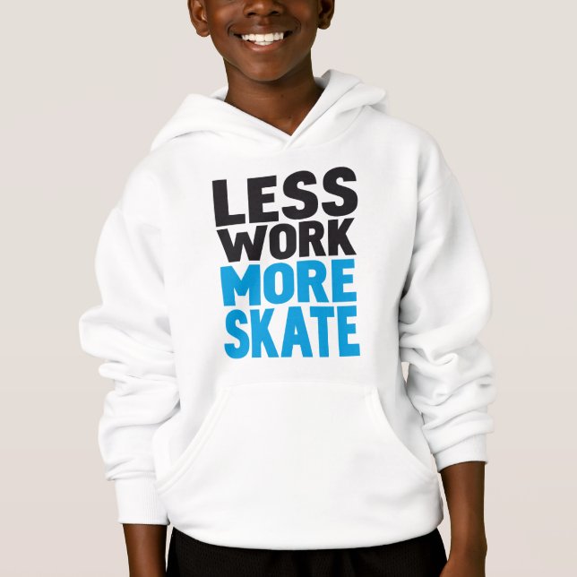 T-SHIRTS MENOS TRABALHO MAIS SKATE (Frente)