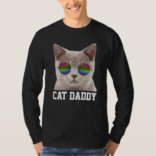 T-SHIRTS MENS DO DIA DE OS PAIS DO PAI CAT