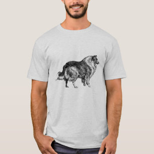 T-shirts Mens Lassie Collie Dog