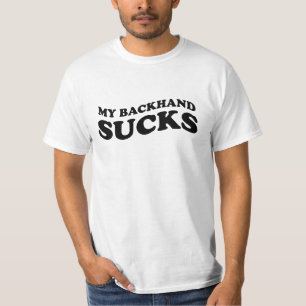 T-shirts Mens tênis com texto engraçado