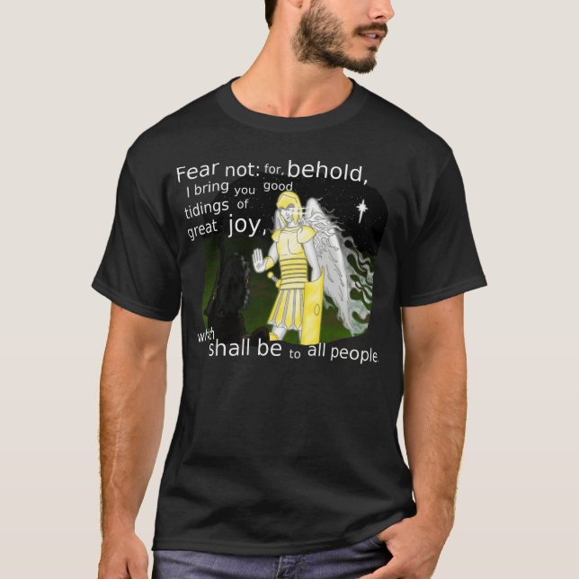 T-shirts Mensageiro angélico (Frente)