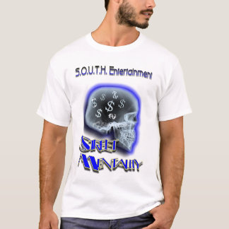 T-shirts Mentalidade da rua (parte dianteira)