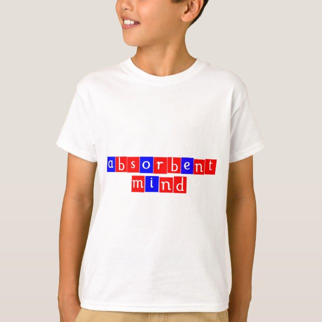 T-shirts Mente absorvente (Frente)