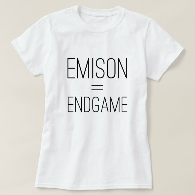 T-shirts Mentirosos pequenos bonito - 'Emison = Endgame (Frente do Design)