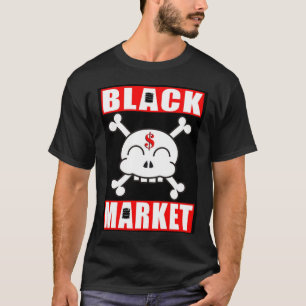 T-SHIRTS MERCADO NEGRO SKULLY