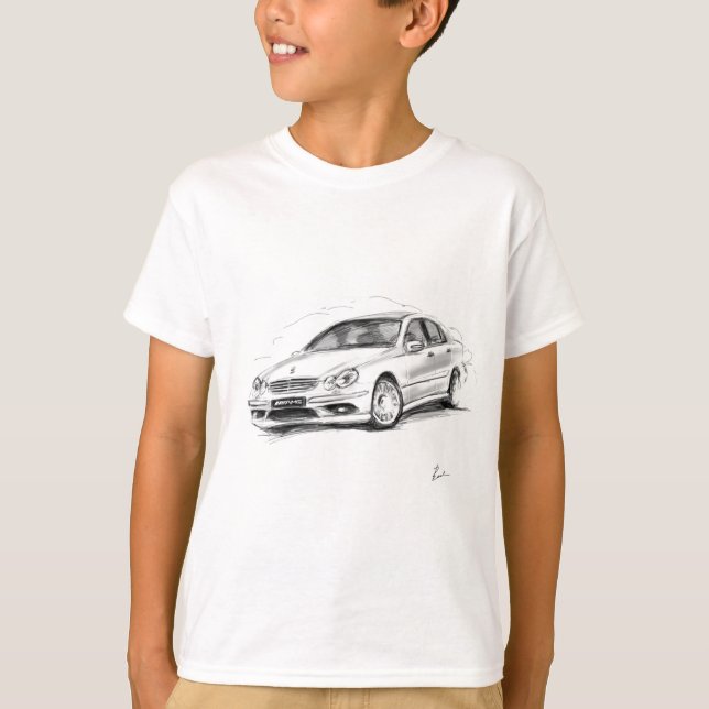 T-shirts Mercedes-Benz C55 AMG (Frente)
