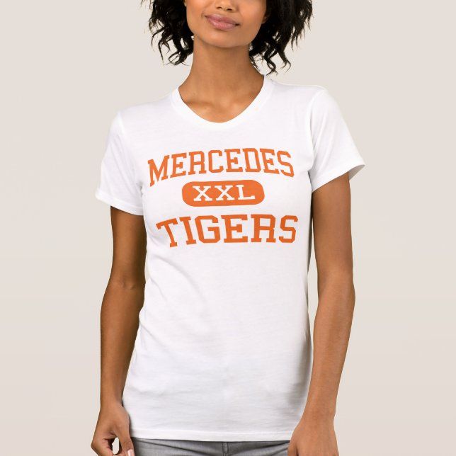 T-shirts Mercedes - tigres - segundo grau - Mercedes Texas (Frente)