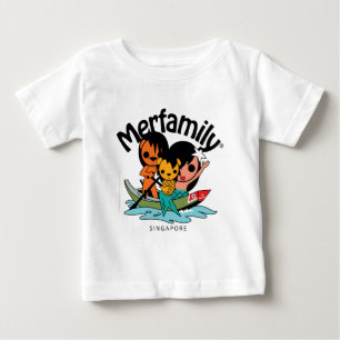 T-shirts MerFamily® Cingapura Sampan