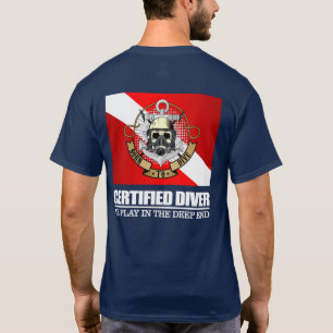 T-shirts Mergulhador certificado (BDT)