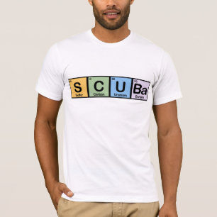 T-shirts Mergulhador feito dos elementos