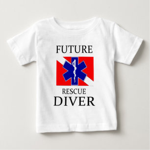 T-shirts Mergulhador futuro do salvamento