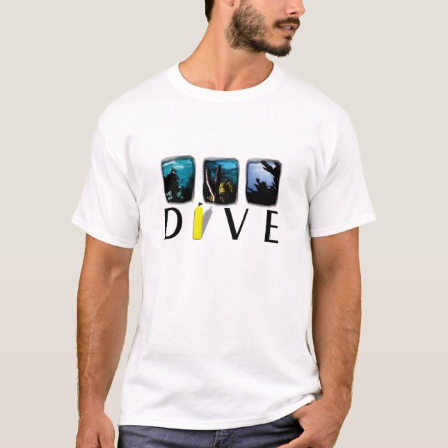 T-shirts MERGULHO de 3 painéis (Frente)