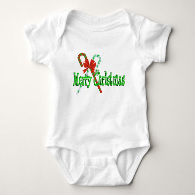 T-shirts Merry Christmas Candy Canes (Frente)