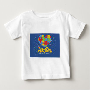 T-shirts mês de conscientização sobre autismo