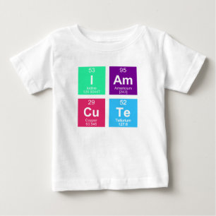 T-shirts mesa periódica química dos elementos: IAmCuTe