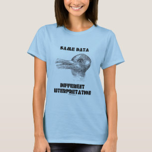 T-shirts Mesma Interpretação Diferente de Dados (Coelho Pat