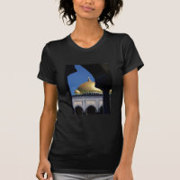 Mesquita bonita com a abóbada chapeada ouro