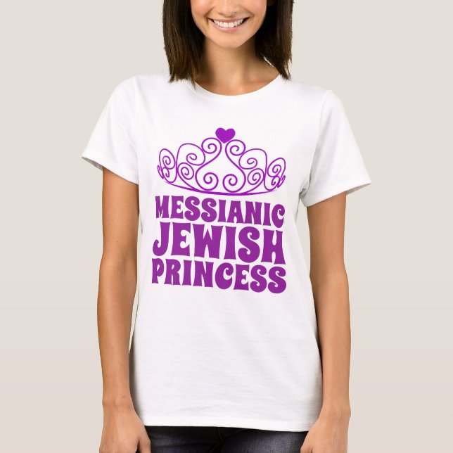 T-Shirts MESSIÂNICAS DE PRINCESA JUDAICA (Frente)